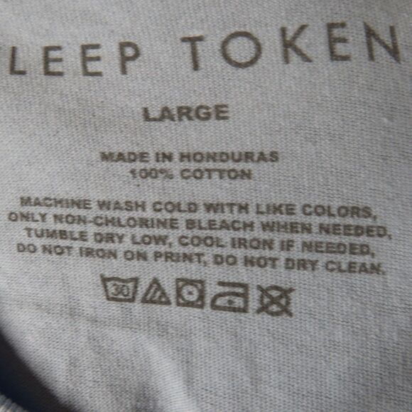 Sleep Token Reaper Angel Cotton Long Sleeve Band Tee Unisex Adult Size Large - Picture 2 of 6